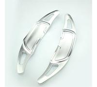 RASFHYG Steering Paddle Compatible with Mercedes for Benz CLA45 C63 GLE63 S65 for AMG 2015 2016 2017 2018 Car Shift Paddles Car Interior Parts(Silver)