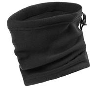 Rash Accessories Neck Warmer Winter Snood Tube Thermal Fleece Motorbike Cycling Mask Unisex Black (Black)