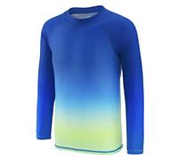 Rash Guard Boys Long Sleeve Kids Swimming Top One Piece Swimsuit Age 11-12