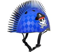 Raskullz C-Preme Mohican Eyepatch Mohawk Bike Helmet - Blue, One Size