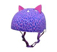 Raskullz Leopard Kitty Helmet 8+ Purple Size 54-58cm by C-Preme