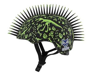 Raskullz Unisex Youth Raskullz Fit System Toddlers - T-rex Bonez Mohawk Unisize 48-52cm Helmet, T-Rex Bonez Mohawk, UK