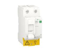 Rasmacor | Schneider R9R71240 | Superimmunized Differential Switch 2P 40A 30MA -F-SI | Resi 9 - RCCB | 230V - Type F SI - 50/60 Hz | 81x36x73 mm