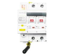 RASMACOR WiFi Intelligent Circuit Breaker Reusable 2P 20A Curve C 6kA - Remote Control Switch - Compatible with App Tuya Smart - Smart Home - 2 Pin 20A