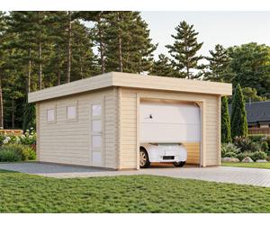 Rasmus (3.6x5.5m | 19.0m2 | 44mm) with Sectional Door