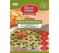 Rasoi Magic - Methi Mutter Malai - (Spice Mix for Fenugreek Leaves and Green peas in Creamy White Gravy) - 50g - (Pack of 3)