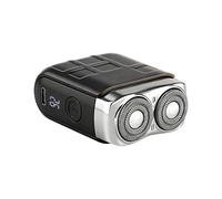 Rasoio Elettrico Senza Filo Ricaricabile Doppio Tagliente Con Display LED, Rasoio Viso Uomo, Per Toeletta Complete Compleanno Scuola Ufficio Casa Palestra Doccia Quotidiana