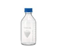 Rasotherm Laboratory Bottles, (Boro 3.3), GL45, Blue Screw Cap, 1000 ml