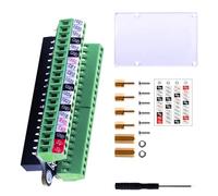 Rasp-Pi Micro 40-pin Socket GPIO Terminal Block Breakout Board Module Binghe Mini Terminal Expansion Card Raspberry Pi Expansion Board Micro Connector for Raspberry Pi 4B/3B+/3B/2B