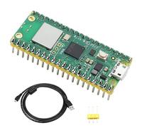 Rasp-Pi Pico W Motherboard Binghe Rasp-Pi Pico W with Pre-Soldered Pin Headers/USB Cable 2.4GHz Wi-Fi Pi Pico W with RP2040 Chip Compatible with Raspberry Pi