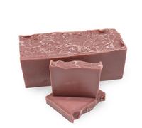 Raspberry Bliss Soap Loaf With Vanilla Cupcake