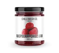 Raspberry Carolina Reaper Chilli Jam 190g - Chilli Mash Co - Sweet and Spicy Raspberry Jam Made with British Raspberries and Hot Carolina Reaper Chillies