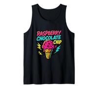 Raspberry Chocolate Chip Retro Ice Cream Tank Top