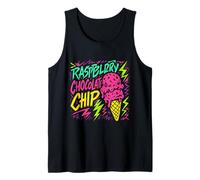 Raspberry Chocolate Chip Retro Ice Cream Tank Top