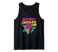 Raspberry Chocolate Chip Retro Ice Cream Tank Top