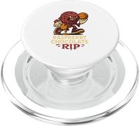 Raspberry Chocolate Rip Swish N Dish Basketball PopSockets PopGrip for MagSafe