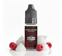 Raspberry & Cream Food Flavouring Drops 10ml - Premium Berry Extract for Professional Baking & Luxury Creamy Beverages - High Strength Food Grade Concentrate by GALAXY FOOD FLAVOURS