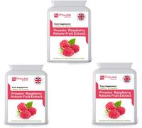 Raspberry Fruit Extract 1200mg - 60 Capsules x 3 Pack - UK Manufactured | GMP Standards by Prowise Healthcare