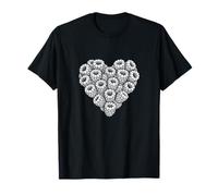 Raspberry Heart Shape Love Healthy Diet Smoothies T-Shirt
