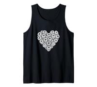 Raspberry Heart Shape Love Healthy Diet Smoothies Tank Top