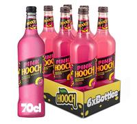 Raspberry Hooch | 6 x 70 ase Pack | 3.4% ABV | Ready To Drink | Sparkling Vodka Drink | Alcoholic Raspberry Lemonade | Premixed Sparkling Alcoholic Drinks | 700ml Alcopops |