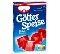 Raspberry Jelly Dessert Powder 2 x 12.6 g Sachets | German-Style Wobbly Jelly Mix | Imported by DFB