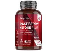 Raspberry Ketone - 3200 mg 180 Capsules - 3 Month Supply - Vegan Keto Supplement with ACV, Green Tea & Vitamin C