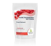 Raspberry Ketones Fruit Extract 1000mg Supplement 180 Capsules Weight Loss and Obesity Increase Lean Body Mass Improve Hair Growth Nutrition Supplements Healthy Mood UK Quality Nutrients