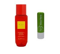 Raspberry & Orange Blossom Body Spray By T,B.London 150ML With Free Aloe Vera Lip Balm