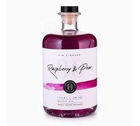 Raspberry & Pear Handmade Gin Liqueur 70cl - Premium Craft Pink Gin - 20% ABV