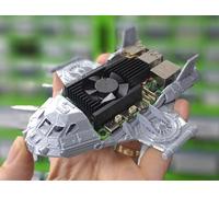 Raspberry Pi 3/4/5 Spaceship Case Power Button on the Front UK Free Delivery