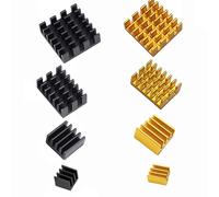 Raspberry Pi 4b Heatsink, Raspberry Pi Heatsink Aluminum Heatsink with Thermal Conductive Adhesive Tape for Raspberry Pi 4 Model B