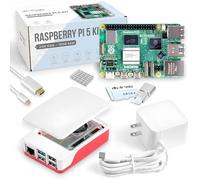 Raspberry Pi 5 8GB Starter Kit | 128GB Edition | Official 27W Power Supply | Official Case with Fan | 4K Micro HDMI Cable 1m | Aluminum Heatsink