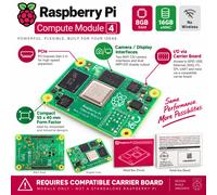 Raspberry Pi CM4 Compute Module 4 8GB RAM 16GB eMMC Industrial 55x40mm No WiFi
