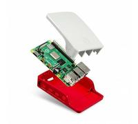 Raspberry Pi Official Pi 5 Case Red & White Built in Fan & Heatsink Genuine UK