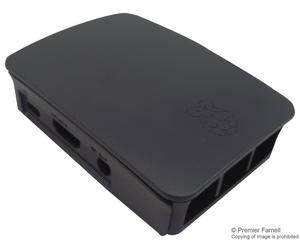 Raspberry-pi - RPI3-CASE-BLK-GRY - Raspberry Pi 3 Enclosure, Black & Grey