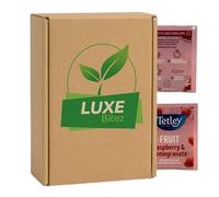 Raspberry & Pomegranate Fruit Tea Envelopes | Vibrant & Fruity Caffeine-Free Infusion | Ideal for Travel, Office & Catering | Compatible for Tetley By Luxe Bitez | Pack of 100