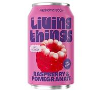 Raspberry & Pomegranate Prebiotic Probiotic Soda