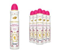 Dove Limited Edition Bridgerton Raspberry Rendezvous Anti-Perspirant Deodorant Aerosol Spray 200 ml, 6 Pack - 72H Protection, Raspberry and Vanilla Scent, Moisturising Skin Care