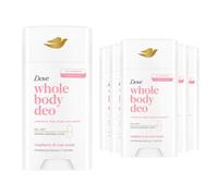 (Raspberry & Rose) Dove Whole Body Lavender Camomile or Raspberry & Rose Deodorant Stick 75ml, 6pk