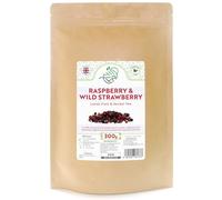 Raspberry & Wild Strawberry Loose Tea - Refreshing Fruit and Herbal Tea - with Hibiscus & Rose Peel & Chokeberry (300g)