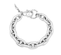 Raspini Bracciale Emily Grande in Argento 925 Massiccio | Gioiello Unisex Hand Fatto in Italy with Catena Marina e Chiusura ad Anello