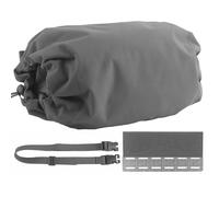 RASPIO MOLLE Multi-Functional Tactical Gas Mask Storage Bag, Carryable Clothing Organizer Three Ways to Use for Vest, Chest Rig, Belt(Grey)