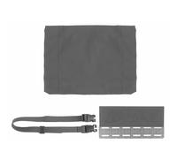 RASPIO MOLLE Multi-Functional Tactical Gas Mask Storage Bag, Carryable Clothing Organizer Three Ways to Use for Vest, Chest Rig, Belt(Grey)