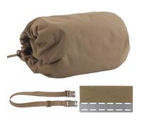 RASPIO MOLLE Multi-Functional Tactical Gas Mask Storage Bag, Carryable Clothing Organizer Three Ways to Use for Vest, Chest Rig, Belt(Brown)