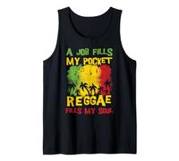 Rasta Clothing Men's Reggae Lion Dreadlocks Tank Top