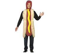 Rasta Imposta 304 Lightweight Hot Dog Costume Food Halloween, Multi-Colored, One Size