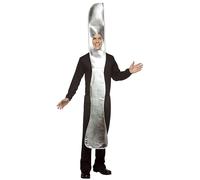 Rasta Imposta 6128 Knife, Silver, One Size Humor Adult Costumes, Solid