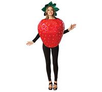 Rasta Imposta Adult Get Real Strawberry Fancy Dress Costume Standard