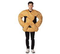 Rasta Imposta Adult Pretzel Fancy Dress Costume Standard Brown
